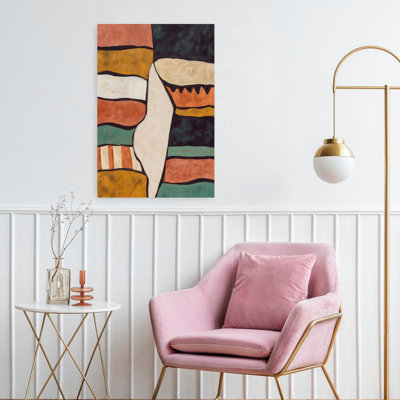 «Abstract Terrain II», art moderne abstrait cheval