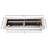 Dreffco Heavy-Duty Stainless Steel Rectangular Drop-in Style Fire Pit Pan and Burner Tarves-805190205