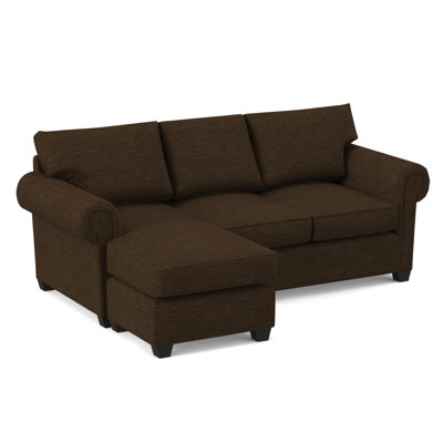 Charlotte 86" Wide Reversible Sleeper Sofa & Chaise with Ottoman
