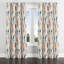 Rideaux Boho pour la chambre à coucher - Rideau à œillets Red Meadow Ikat - 1 panneau-1936448469-1936448467