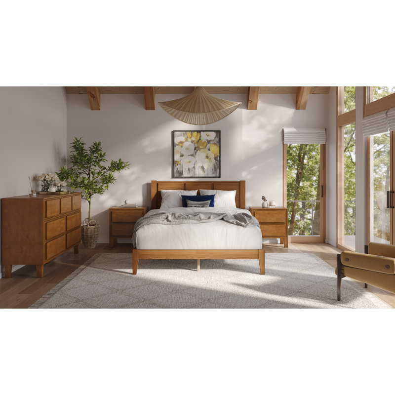 Commode 7 tiroirs Knighten, Noyer