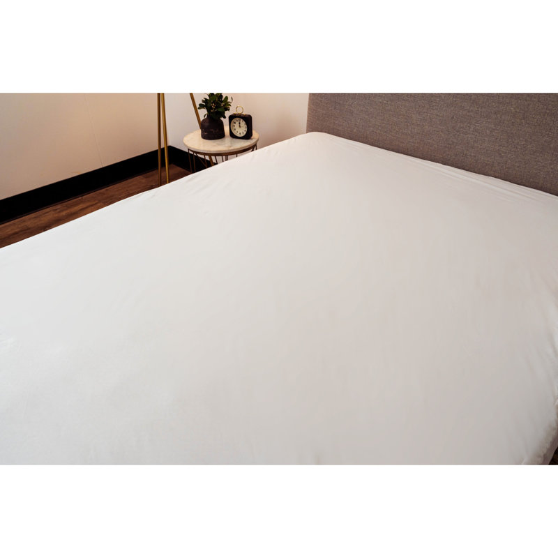 Housse de protection pour matelas en polyester enveloppé et hypoallergénique, Très grand simple