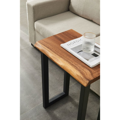 Table de bout en bois massif 