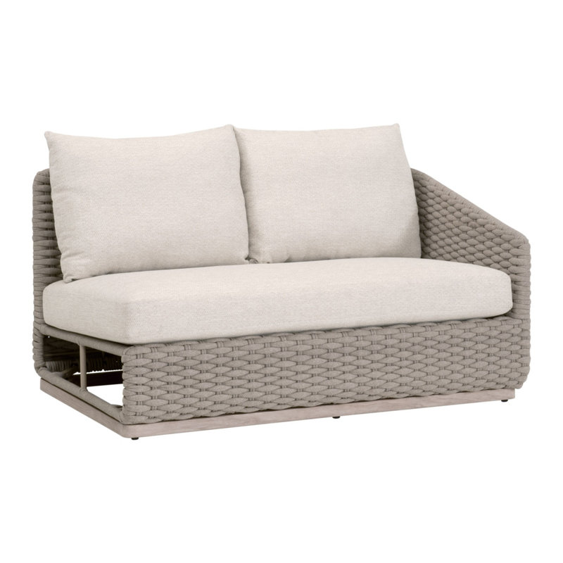 Caspian Outdoor Modular Arm Sofa, Right Hand Facing