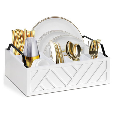 Organisateur de comptoir de cuisine Rusty Wood