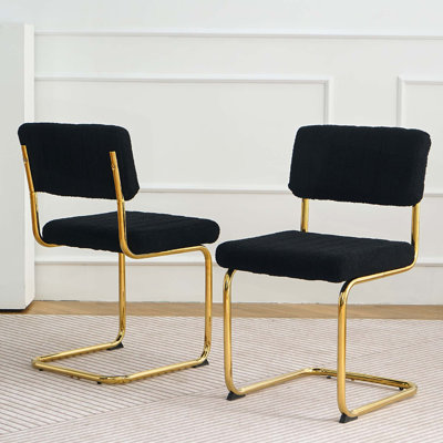 Modern Simple Light Luxury Dining Chair Home Bedroom Stool Back Dressing Chair Student Desk Chair Metal Legs