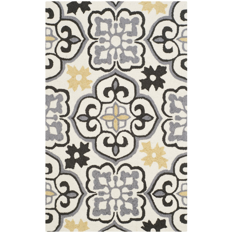 Dilpreet Hand Hooked Performance Geometric Rug