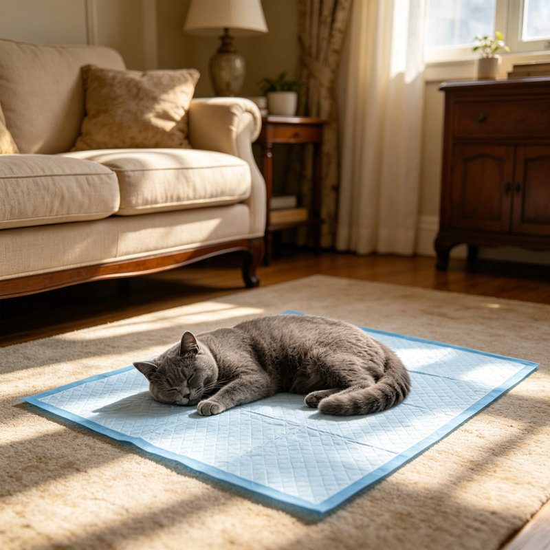 Protège-plancher super absorbant Dog Chiot Potty, L 25 pi