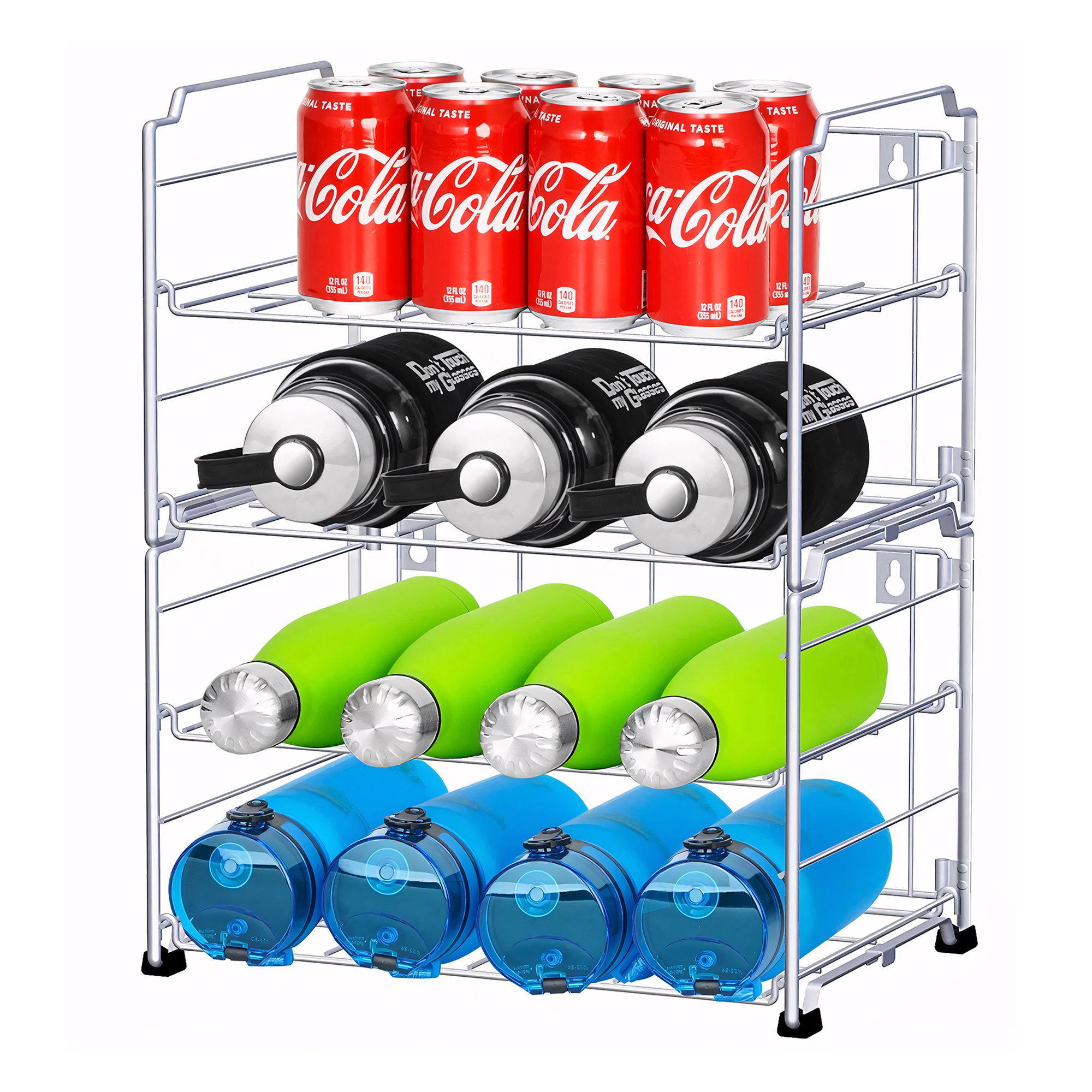 https://assets.wfcdn.com/im/76418999/compr-r85/2499/249964568/devonah-2-tier-8-bottle-stackable-metal-water-bottle-rack-freestandingwall-mount-adjustable-shelf-height.jpg
