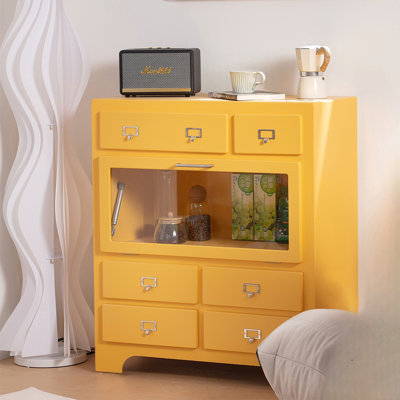 Modern colour multi-functional accent cabinet