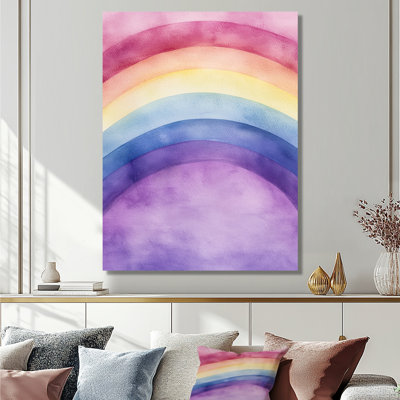 «Drifting Reverie Of Rainbow», art mural en métal, impression arc-en-ciel