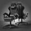 Reclining Game Chair With Footrest-99022856