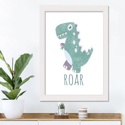 «Roar Simple Dino», art encadré