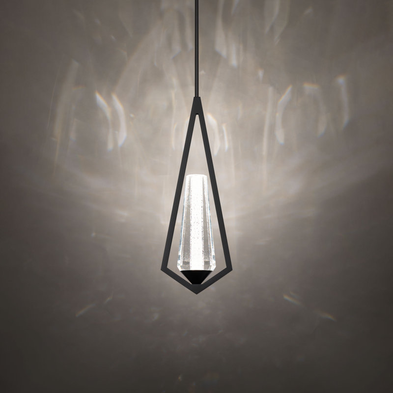Devotion 1 Light LED Mini Pendant, Black