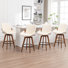 Swivel Upholstered Counter Stool