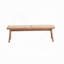 Banc en rotin sans dossier
