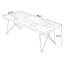 Bureau rectangulaire en bois massif noyer, noir-1226940680