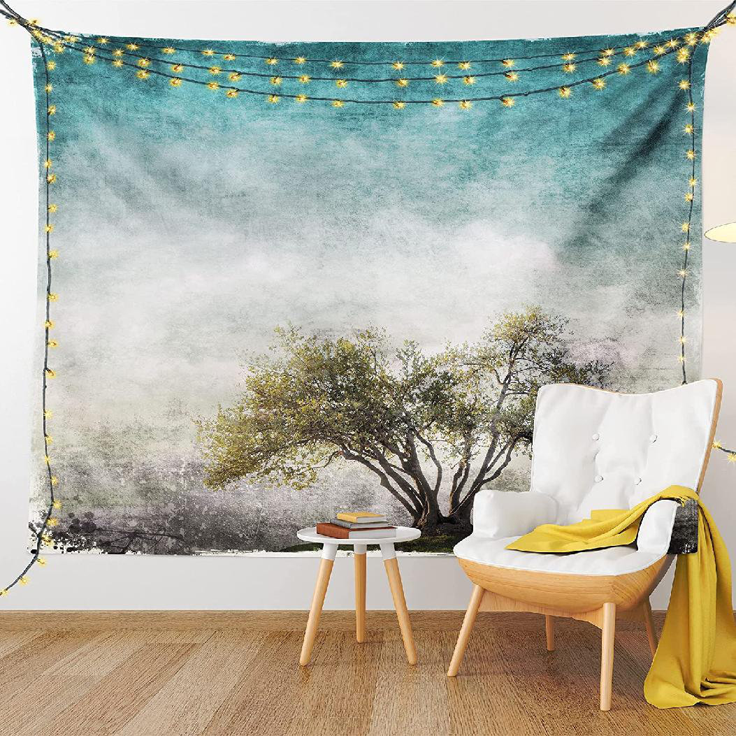 Bless international Polyester Grunge Concept Landscape of Lonely Branches  Tapestry Wayfair