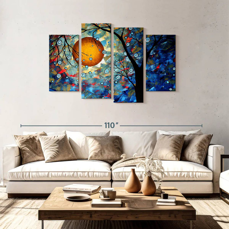 Harnek Blue Essence, 48" H x 75" W