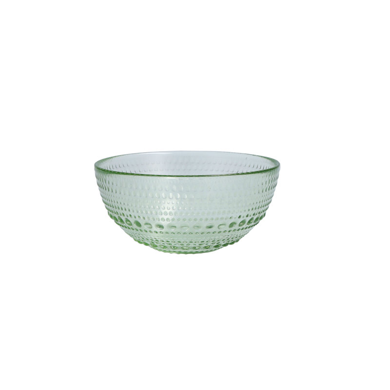 Fortessa Jupiter Vintage Glassware Collection Cereal Salad Dessert Snack All-Purpose Bowl 6 Pack, Clear, 14 Ounce (6 Pack)