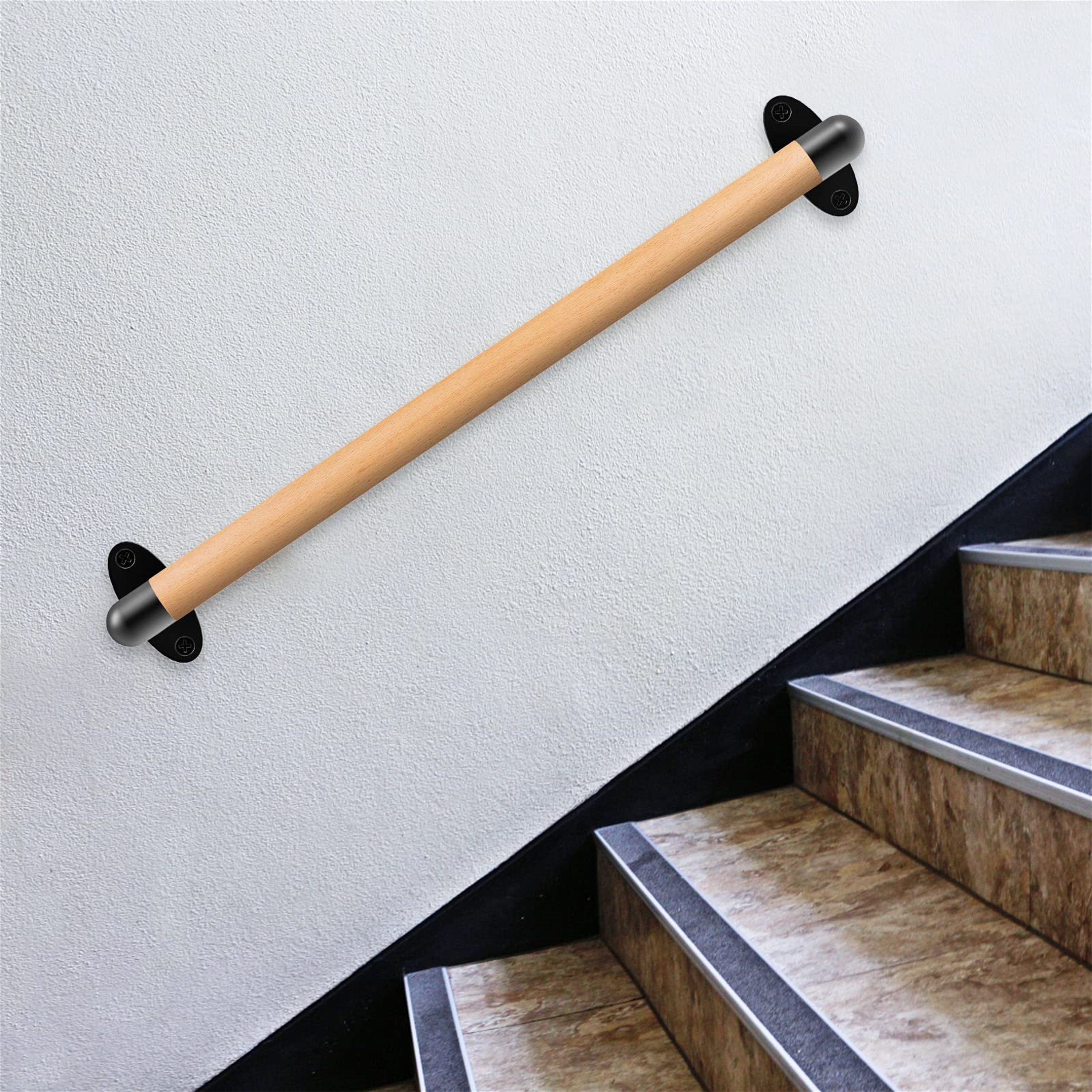 Symple Stuff 36 Staircase Handrail Kit Decking Handrail Wood Handrail ...