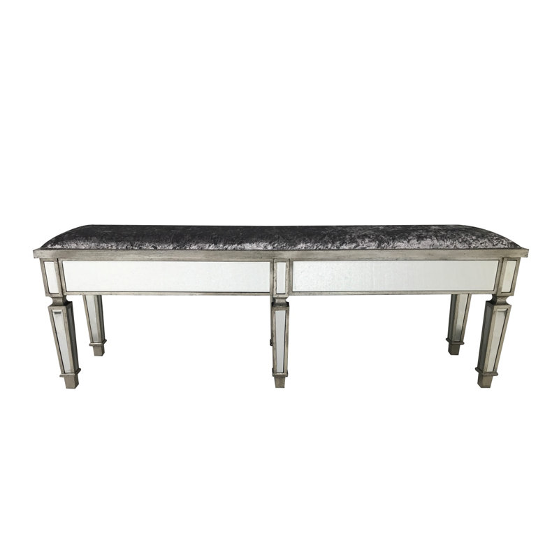 Yusuf Velvet Upholstered Bench