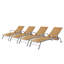 Chaise longue inclinable en métal Cand-2097250295-2097364612