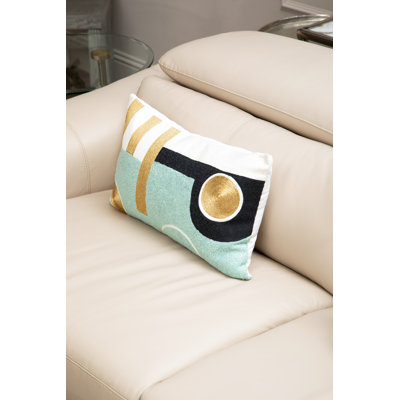 Aydali Geometric Rectangular Throw Cushion