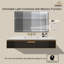 Ensemble de meuble-lavabo double 60 "avec miroir 60"-82392961