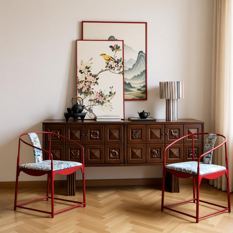 French-style vintage entrance hall cabinet