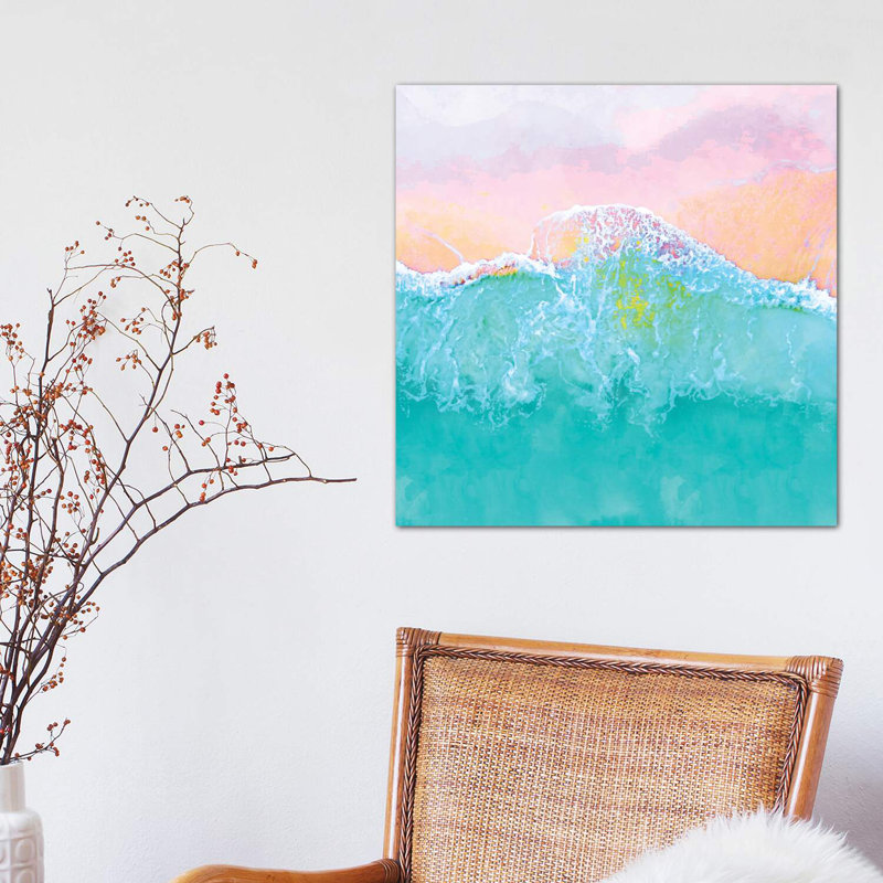 The Sea - Wrapped Canvas Print, 45.72cm H x 45.72cm W x 1.91cm D