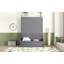 Queen Size Murphy Bed Wall Bed With Cushion-2000102903