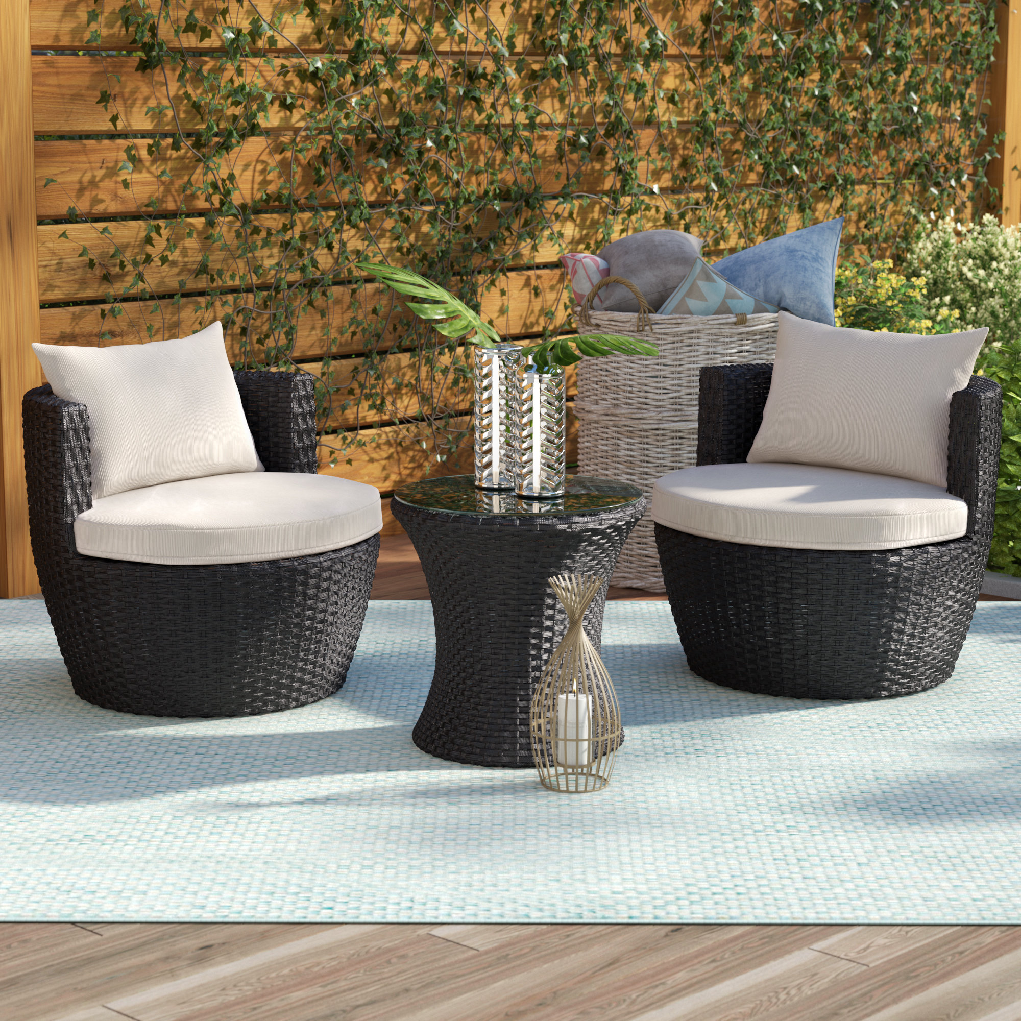 Wilson & fisher tasca cushioned patio seating discount set