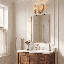 Luminaire de meuble-lavabo 3 lumières Keyoshia en laiton chaud-105106759-105106757