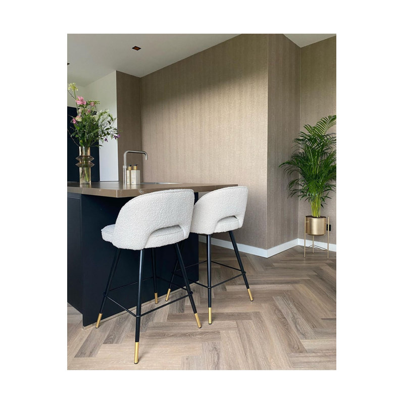 Cliff Barstools, Counter Stool (27” Seat Height), Black