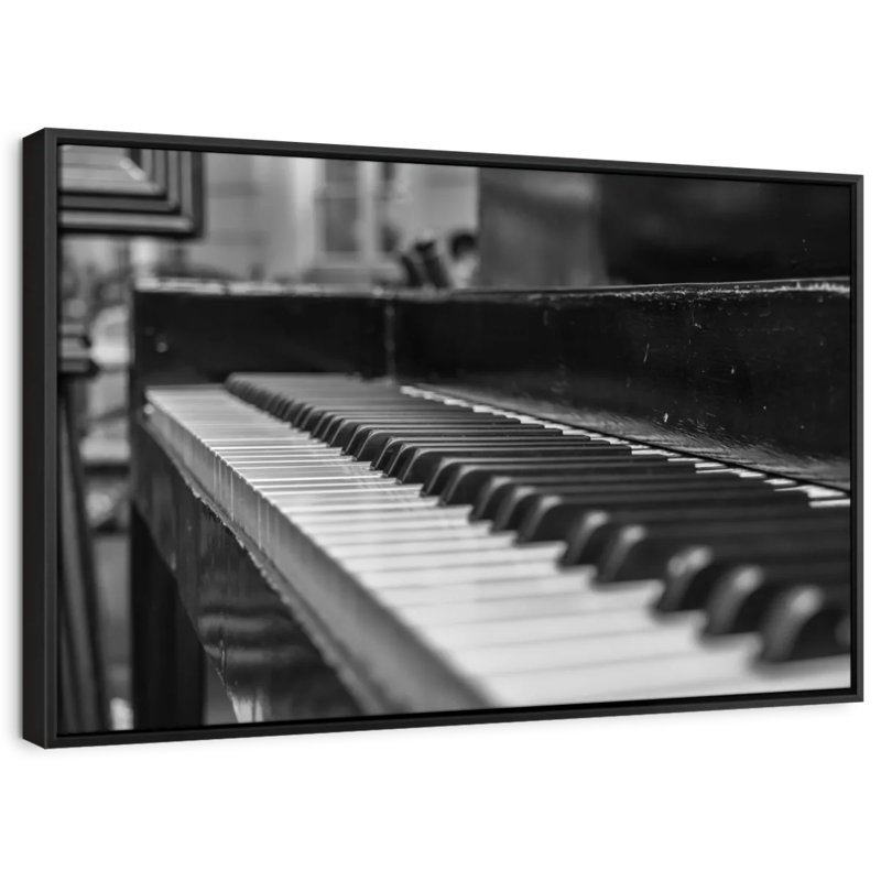 Play The Piano Canvas Print, 9" H x 13" W