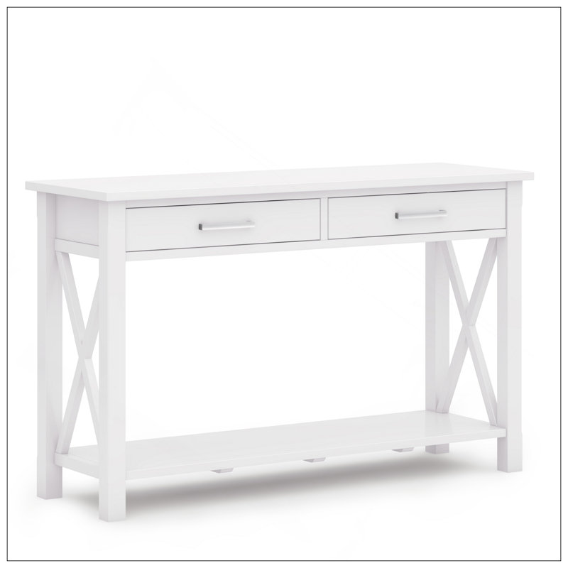 Kitchener - Console de canapé - Blanc, Blanc