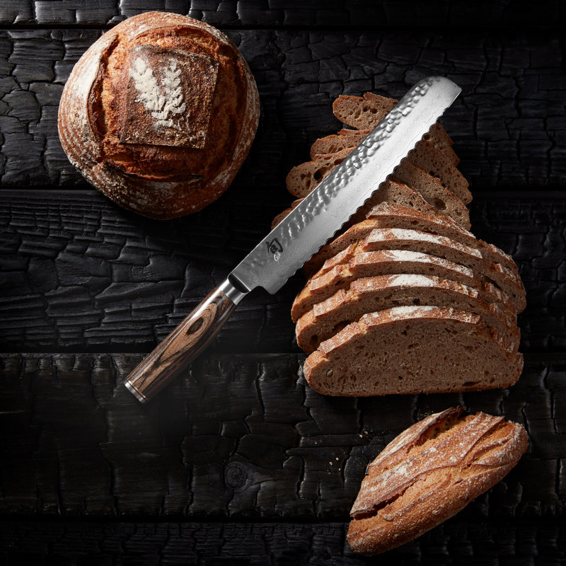 Premier 9'' L Bread Knife, Walnut
