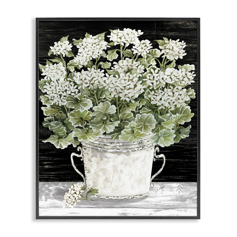 Art champêtre giclée par Baby Cindy Jacobs, Giclée encadrée noir minuit, H 20 po x l 16 po