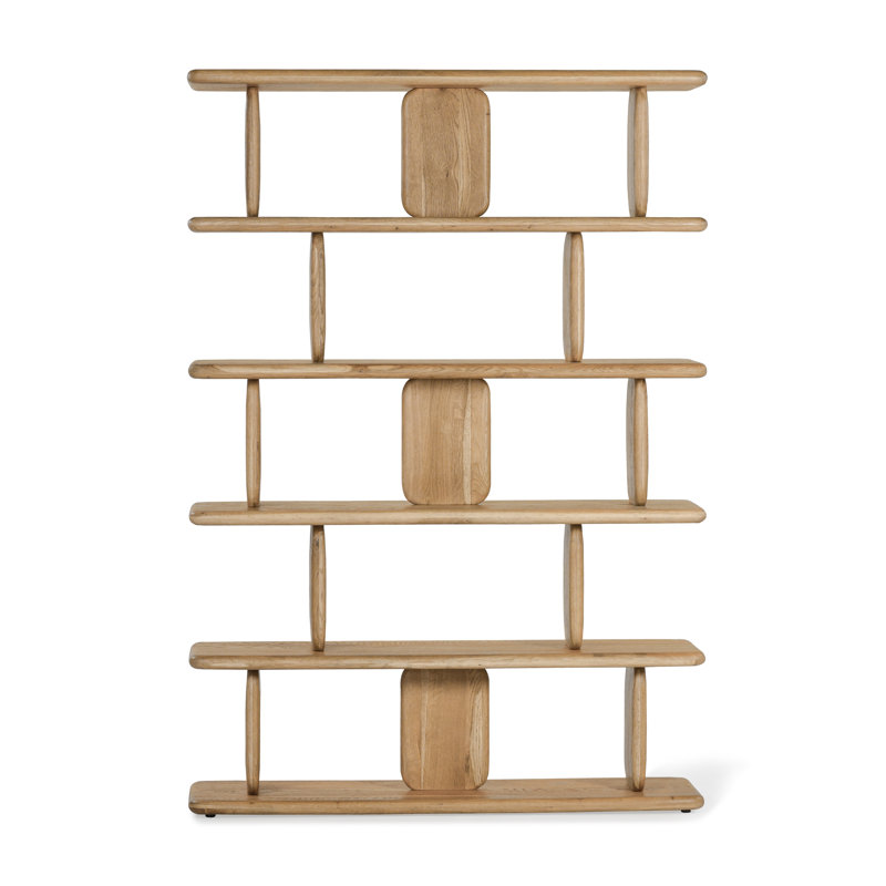 Étagère Magdalena H 69 po x l 48 po x P 14 po, Naturel