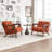 Bula Solid Wood Upholstered Armchair-1918557508