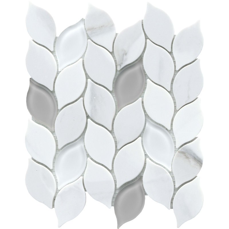LAmour™ 10" x 12" Glass Novelty Mosaic Tile