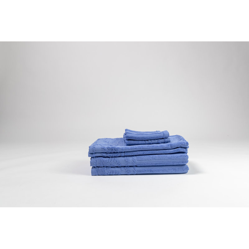 Brannan 100% Cotton Midweight Ribbed Mulit-Size Set, Periwinkle