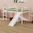 Twin Loft Bed With Slide, Wood Low Loft Bed Frame, Lower Storage Space-107426427