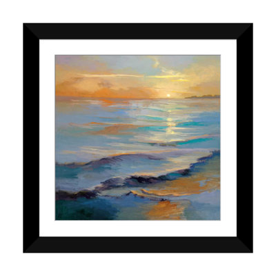 « ocean overture », reproduction de peinture à l’acrylique sur toile tendue