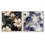 Motif de marbre victorien Opulence - ensemble de collage abstrait botanique carré de 2-101846331-101846332