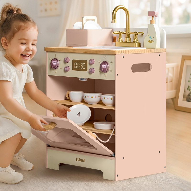 Wooden Toy Dishwasher Sink