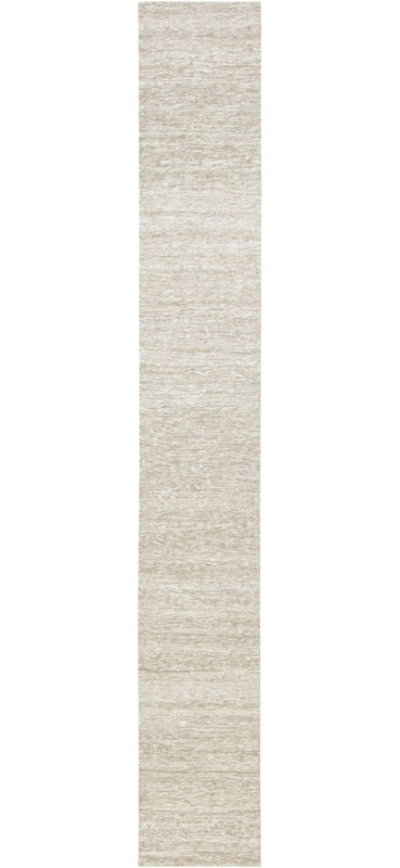 Modern One-of-a-Kind Runner 1'10" X 12' Hand Knotted Area Rug