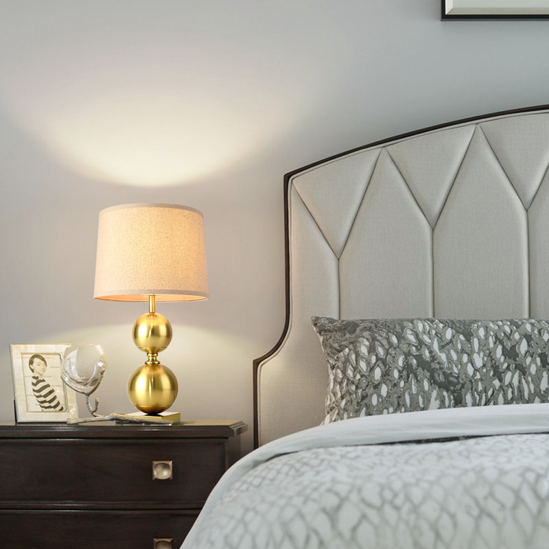 24.8" Gold Tall Table Lamp