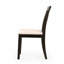 Ensemble de 4 chaises de salle à manger rembourrées en bois d'hévéa-2107030879